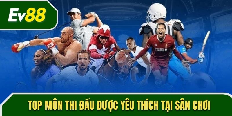 Top môn thi đấu được yêu thích tại sân chơi